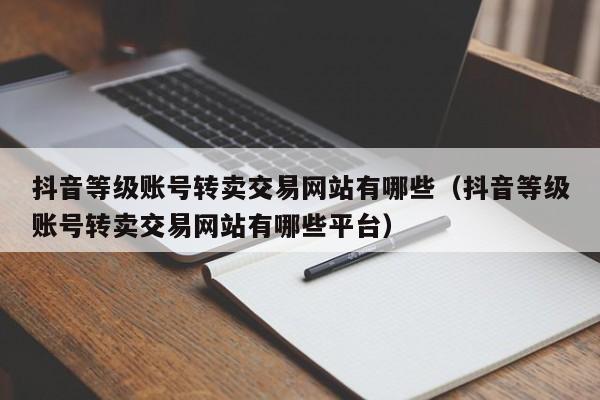 抖音等级账号转卖交易网站有哪些（抖音等级账号转卖交易网站有哪些平台）(图1)